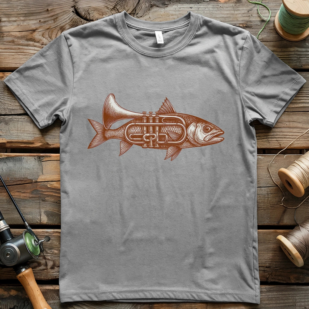 Fishing Trumpet T-shirt