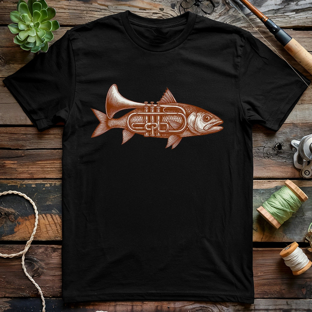 Fishing Trumpet T-shirt