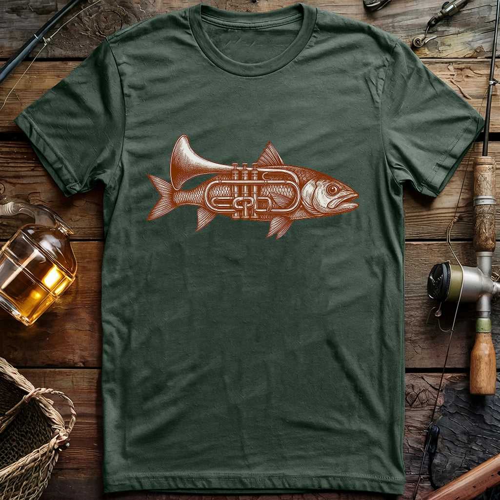 Fishing Trumpet T-shirt
