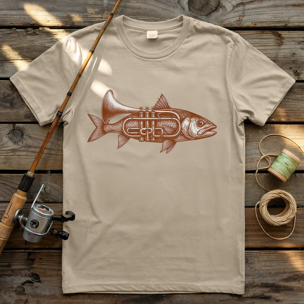 Fishing Trumpet T-shirt