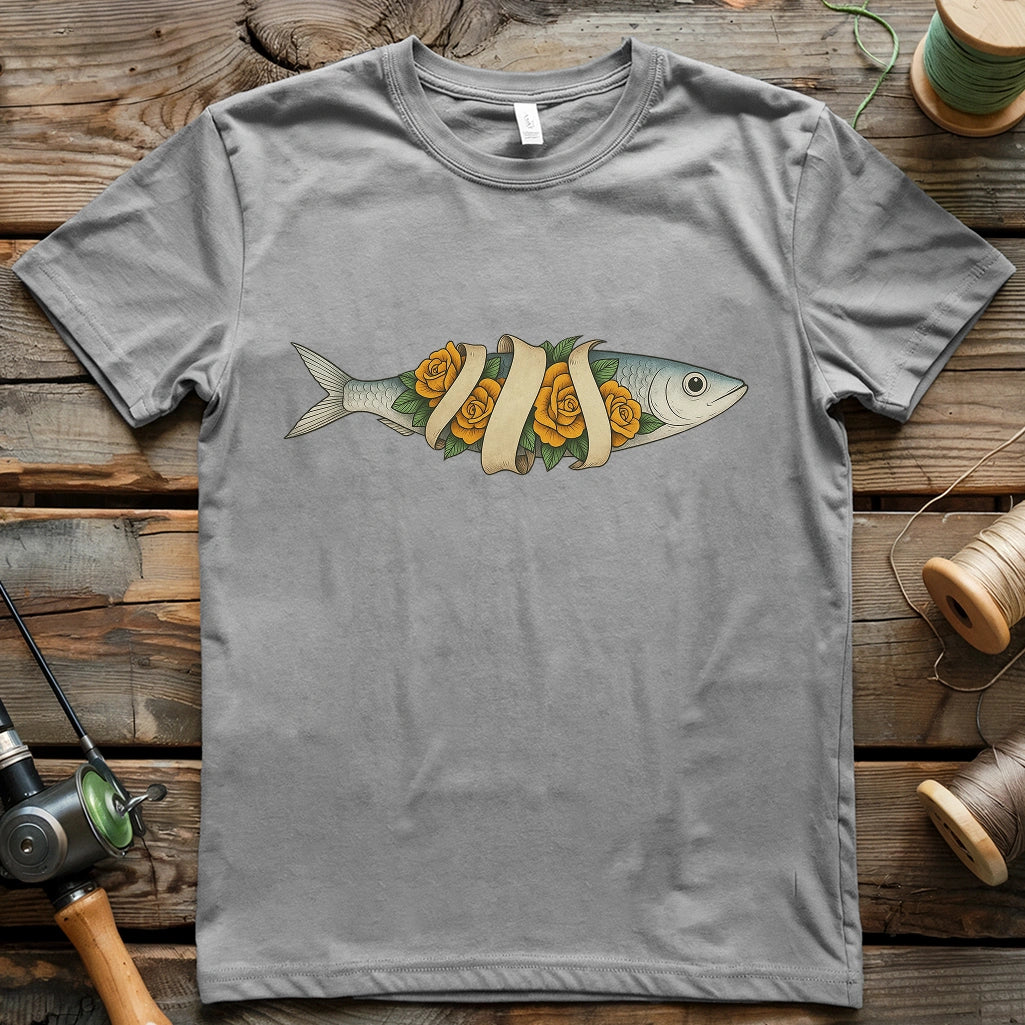 Flower fish T-shirt