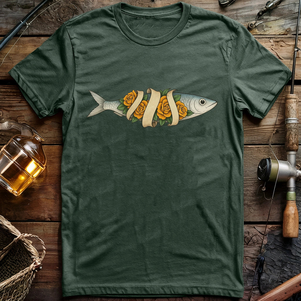 Flower fish T-shirt