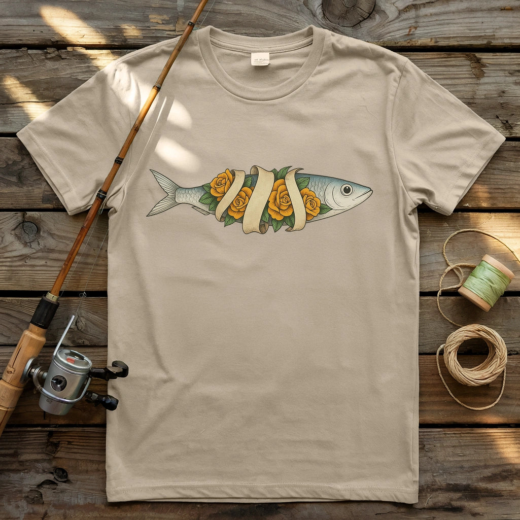 Flower fish T-shirt