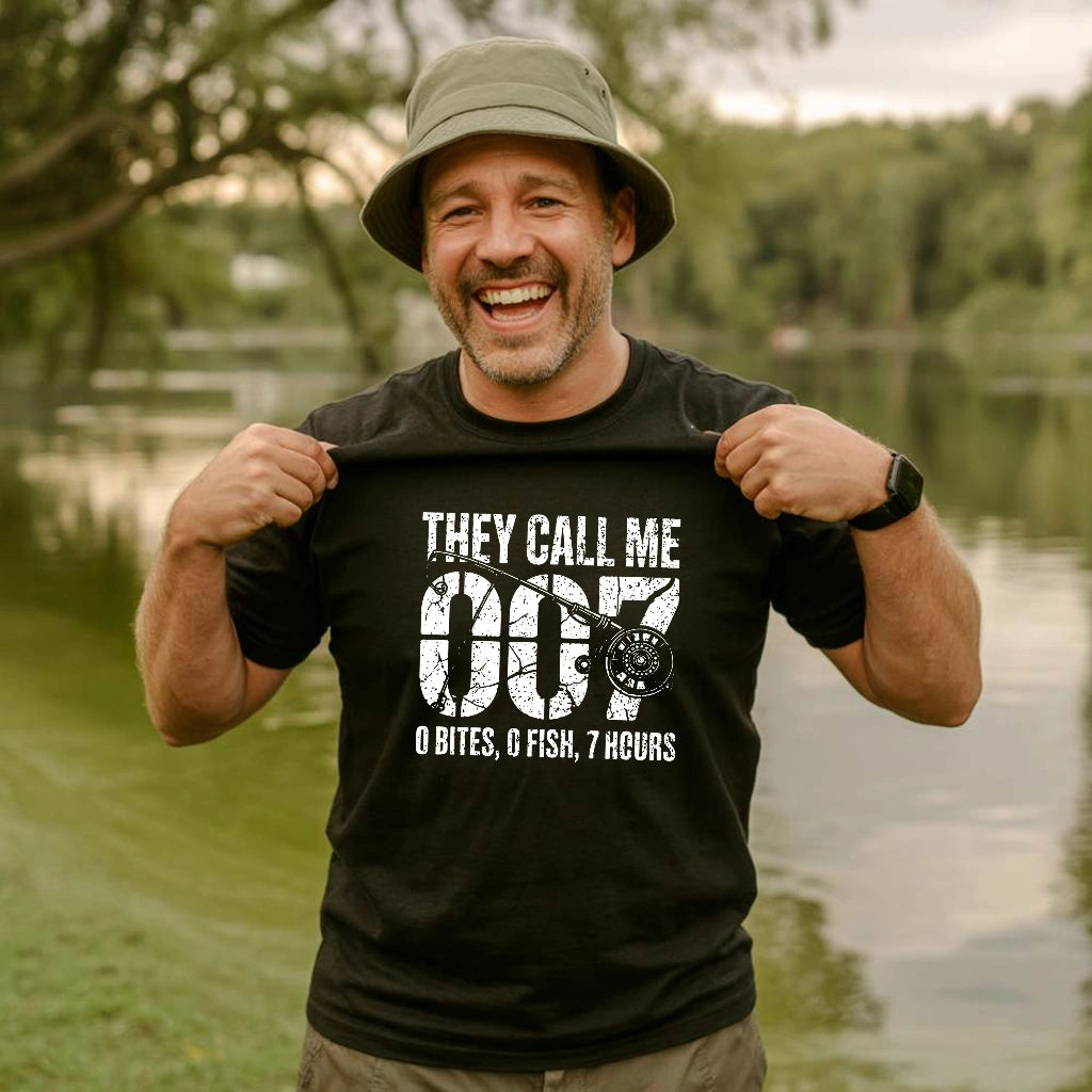 0 Bites, 0 Fish, 7 Hours T-shirt