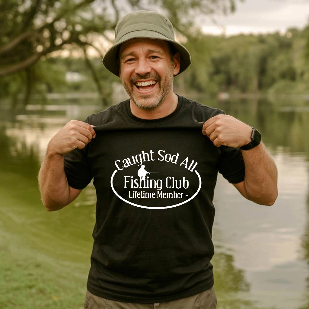 Caught Sod All Retro T-shirt