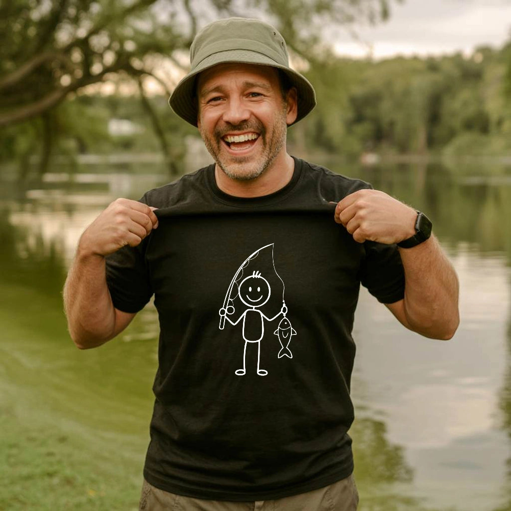 Fishing Makes Me Happy T-shirt