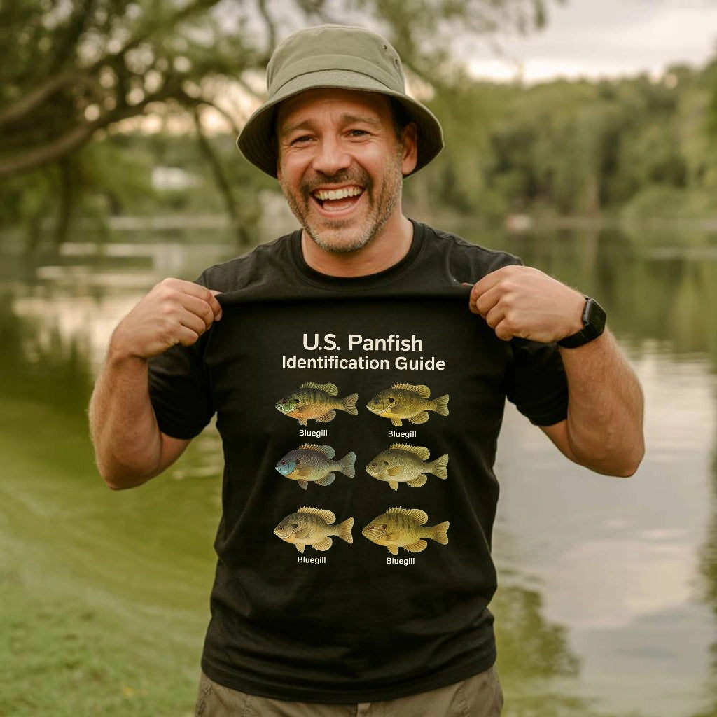 US Panfish Identification Guide T-shirt