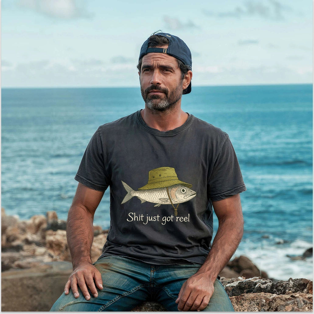 Shit Just Got Reel T-shirt