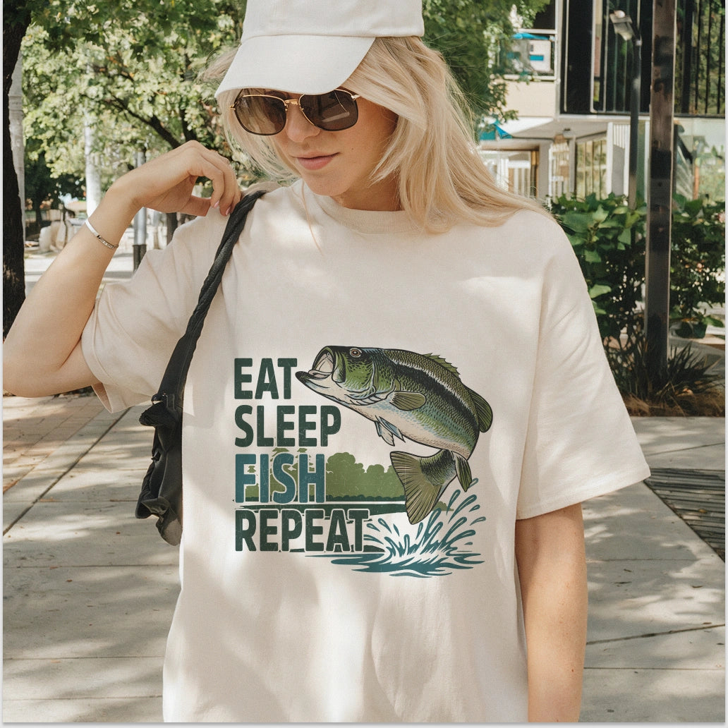 Eat Sleep Fish T-shirt