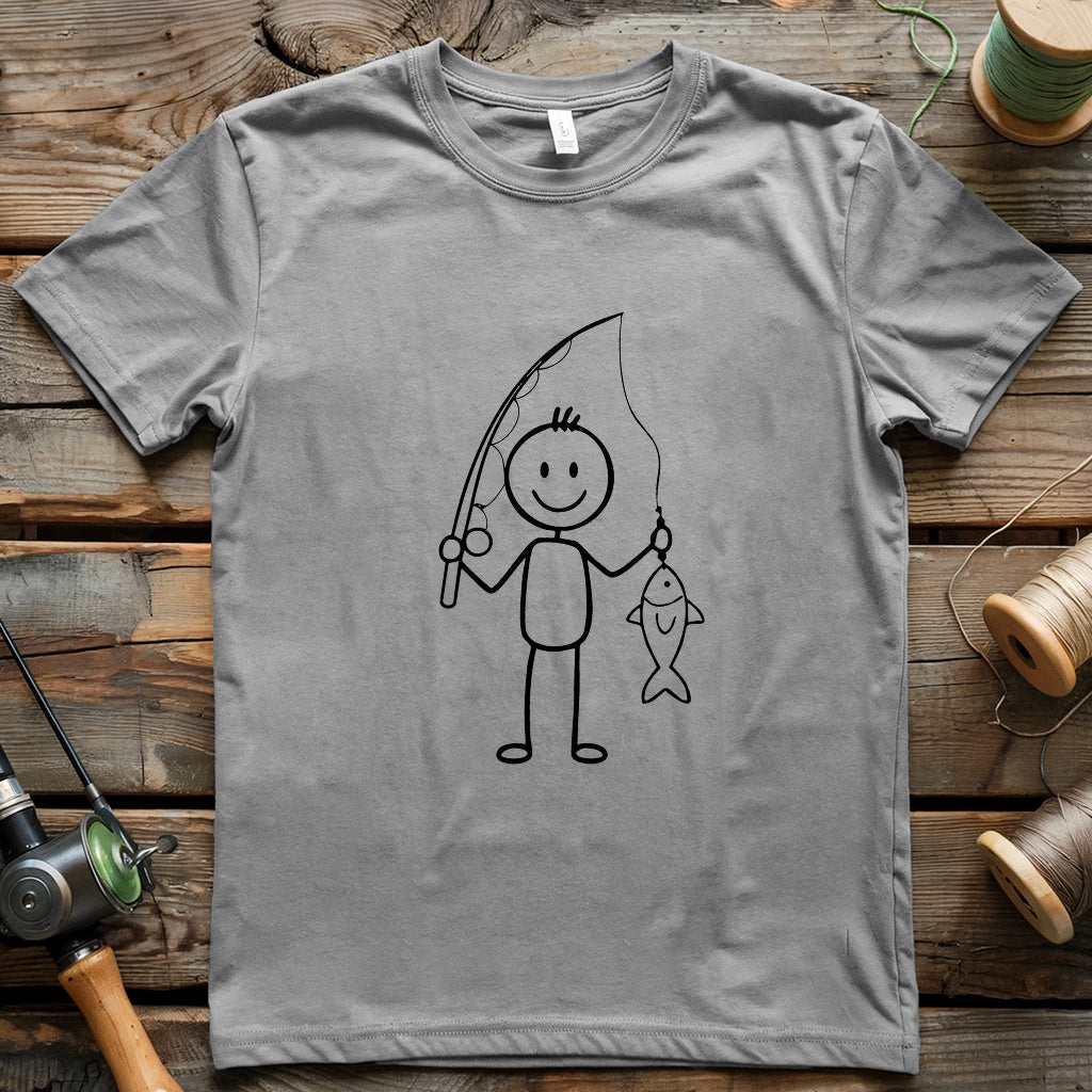 Fishing Makes Me Happy T-shirt
