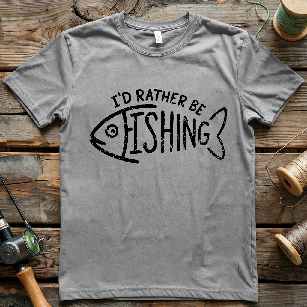 Rather Be Fishing 2 T-shirt
