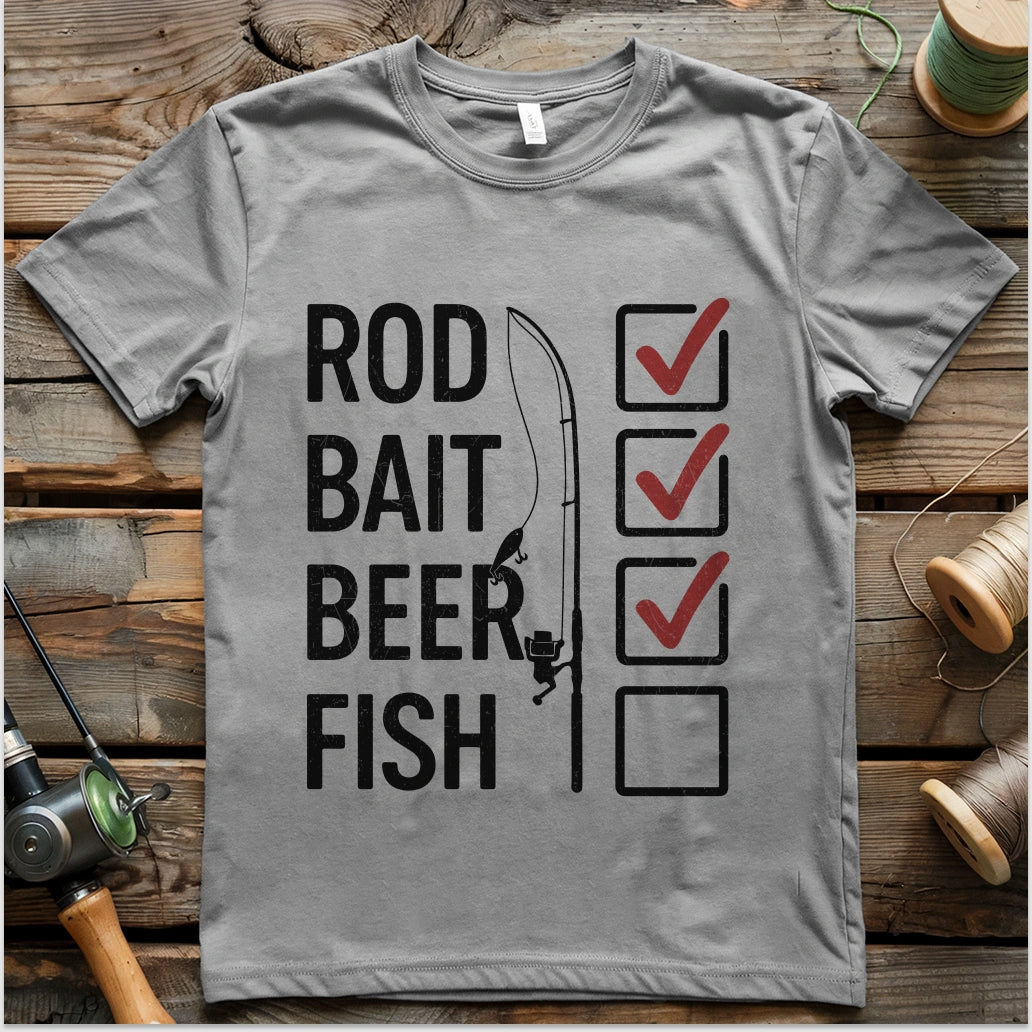 Rod Bait Beer T-shirt