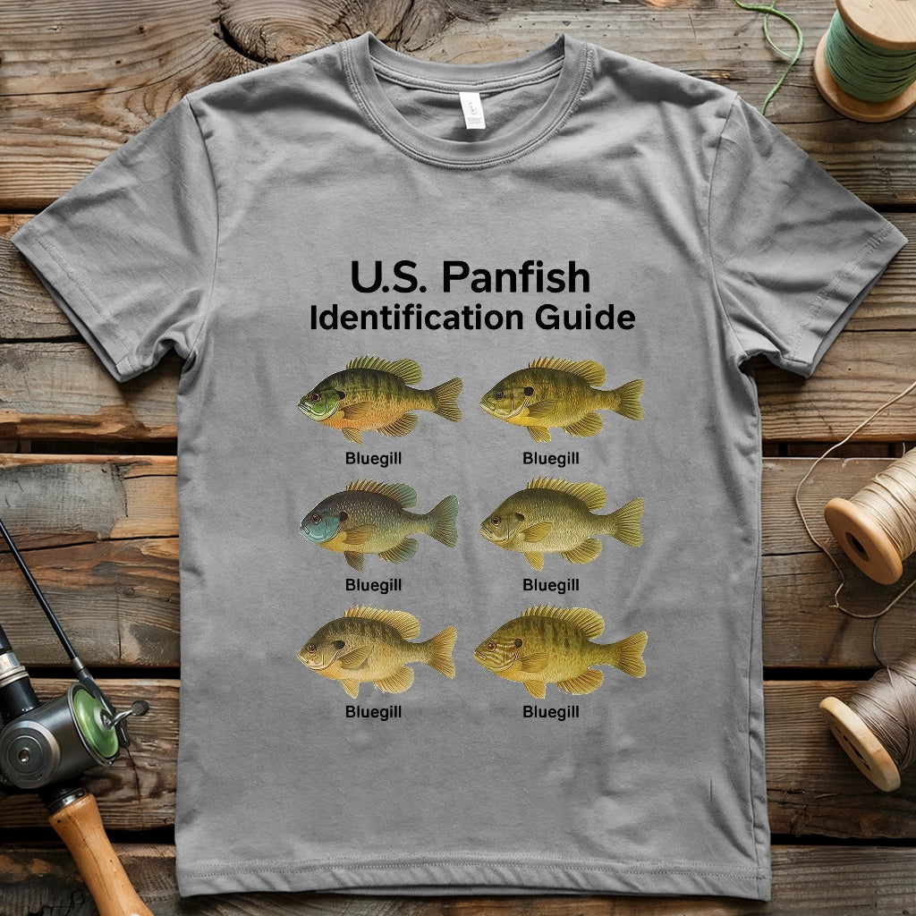 US Panfish Identification Guide T-shirt