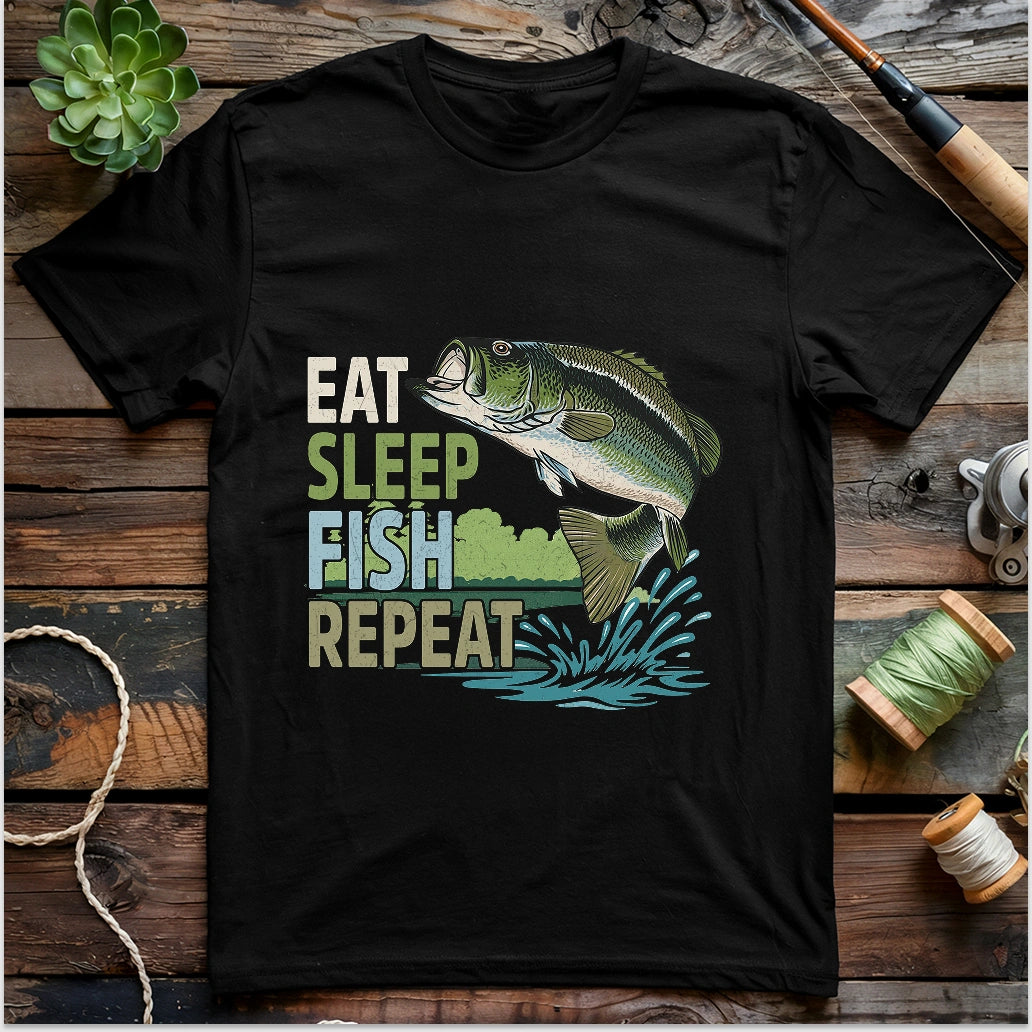 Eat Sleep Fish T-shirt