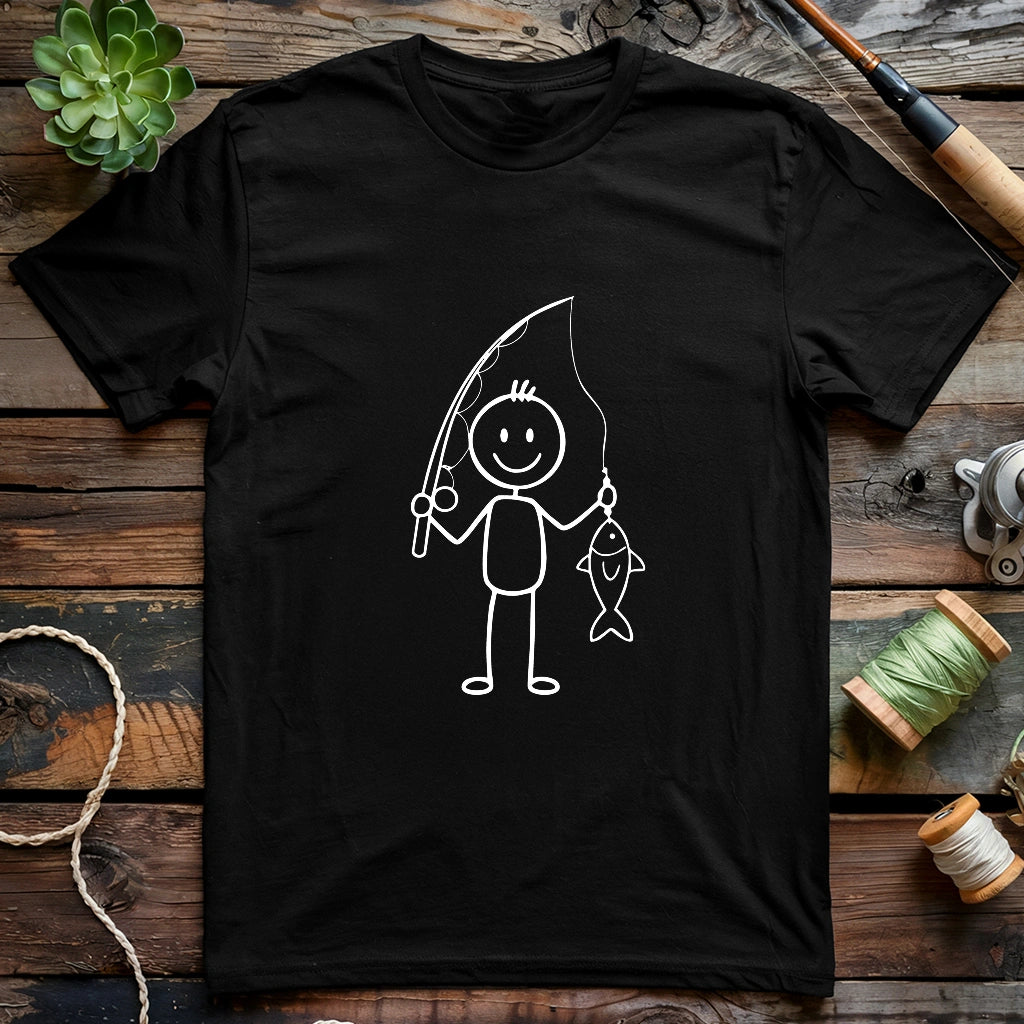 Fishing Makes Me Happy T-shirt