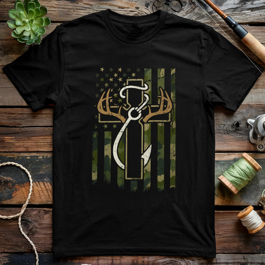 Hunting Fishing Faith T-shirt
