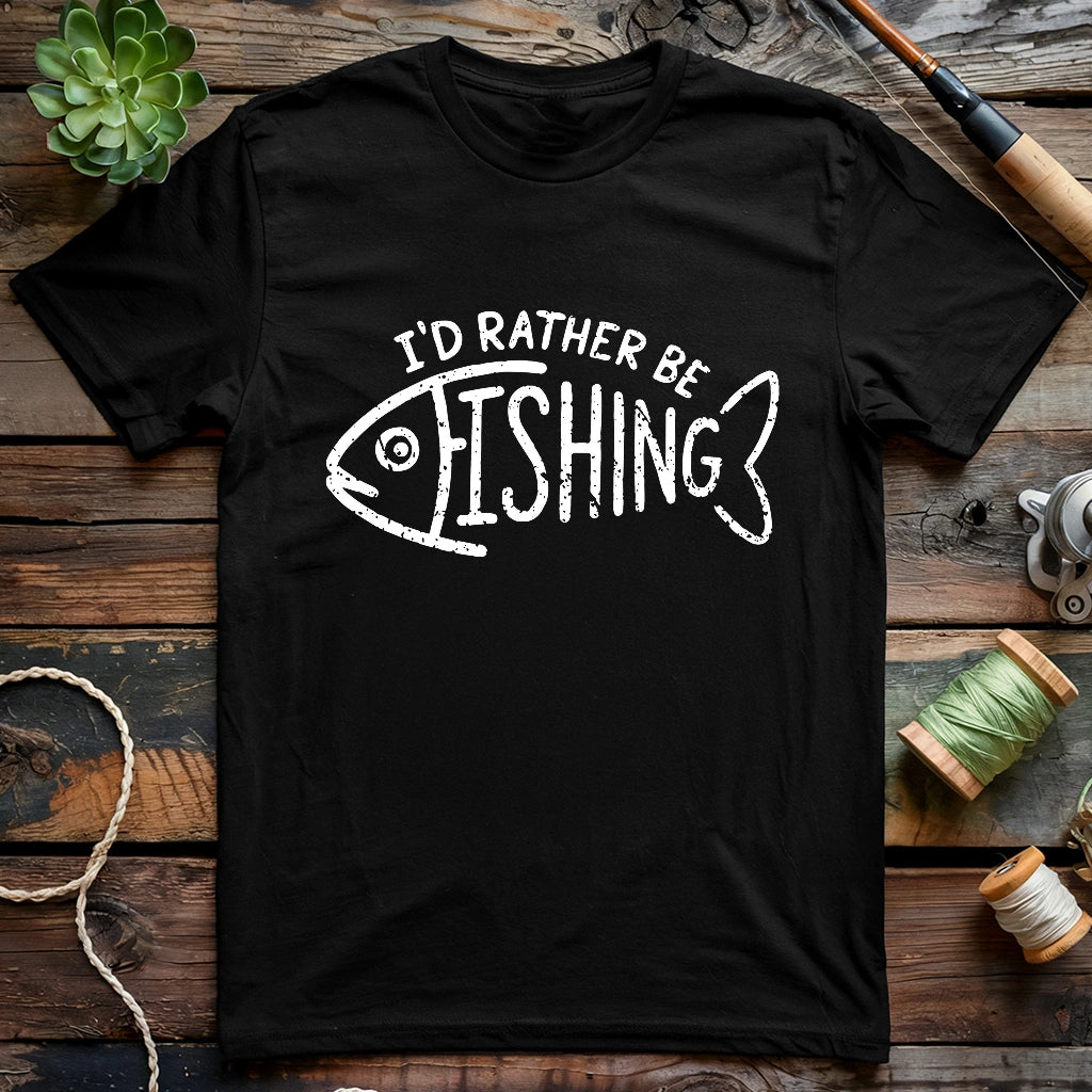 Rather Be Fishing 2 T-shirt