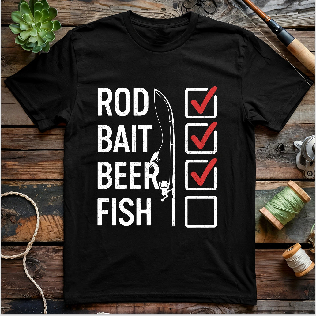 Rod Bait Beer T-shirt