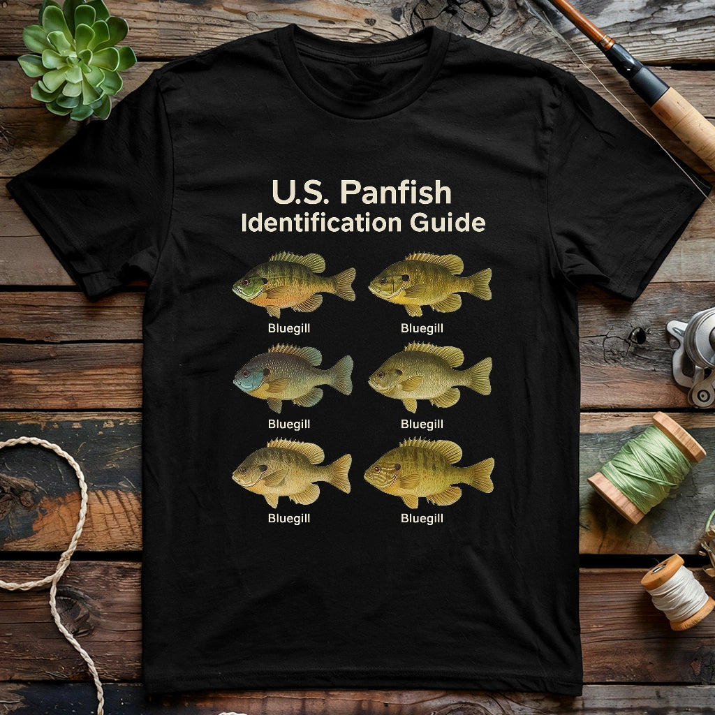 US Panfish Identification Guide T-shirt