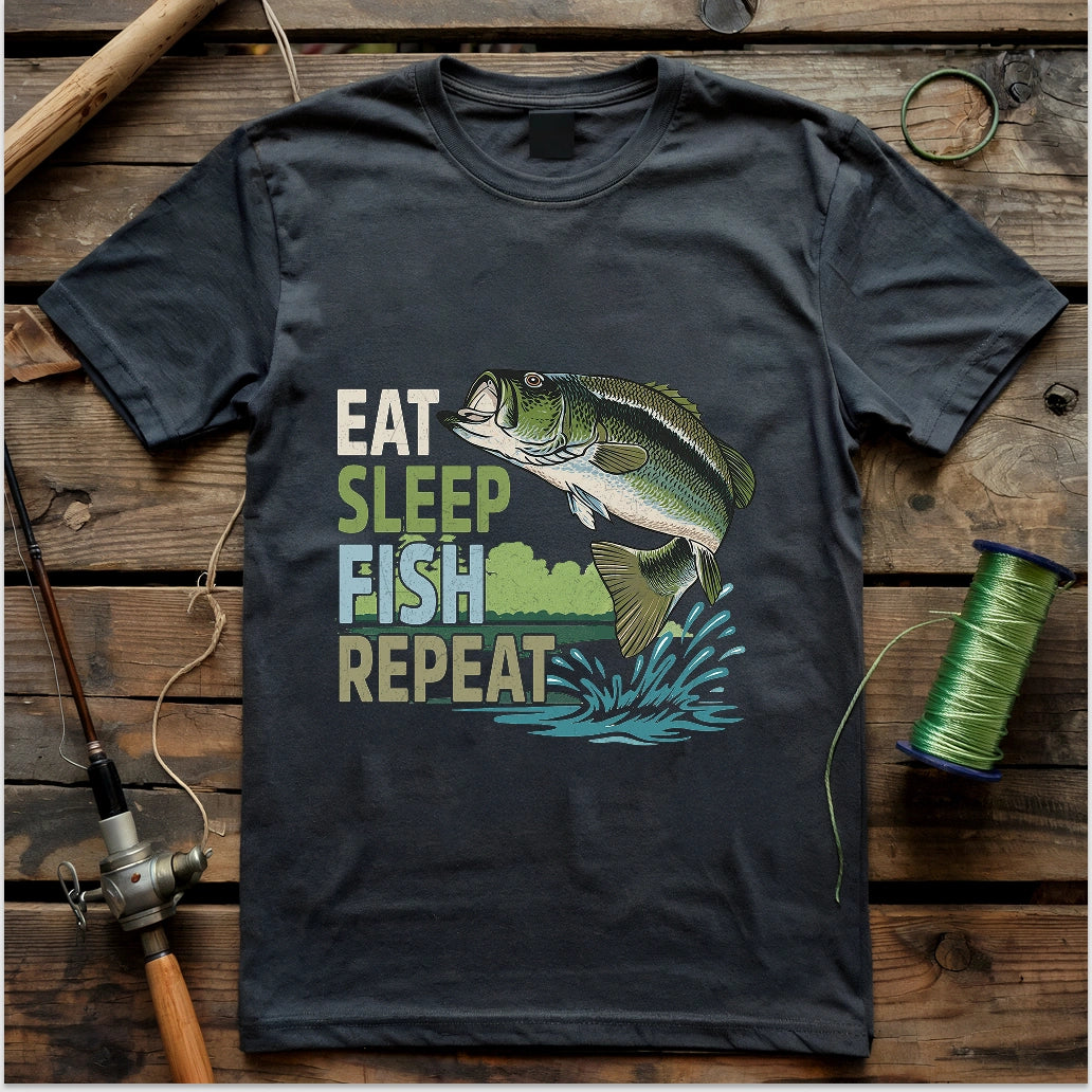 Eat Sleep Fish T-shirt