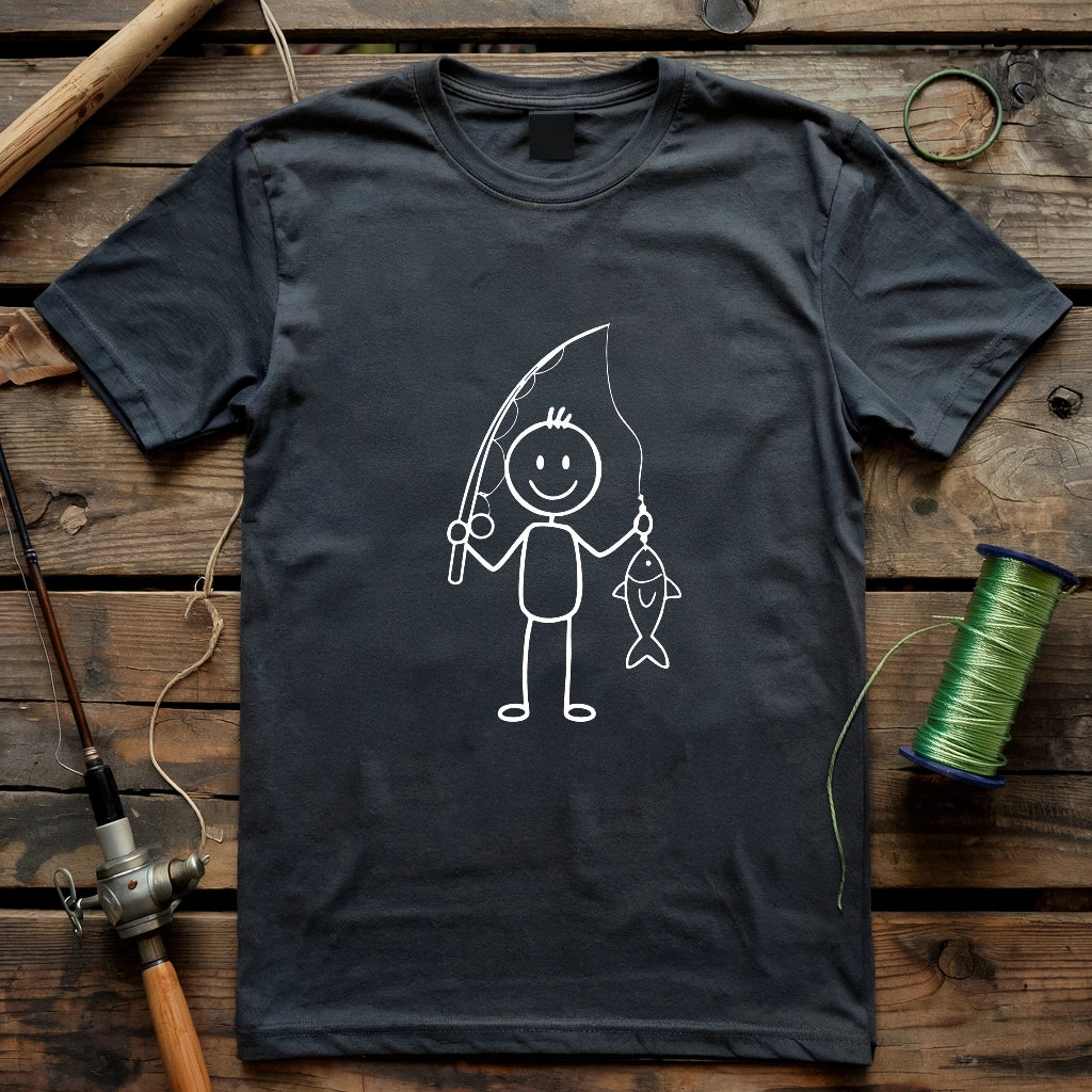 Fishing Makes Me Happy T-shirt