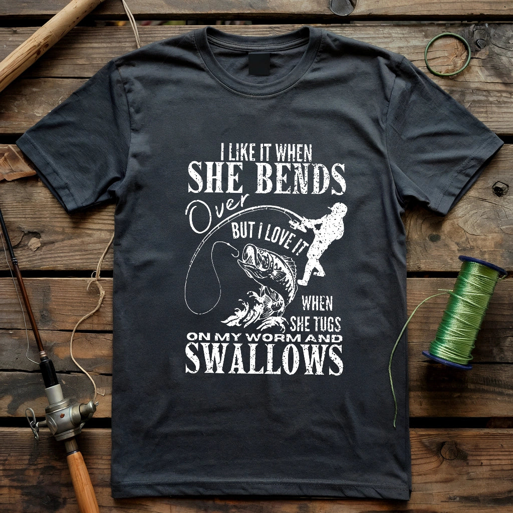 I Love It When She Bends 2 T-shirt