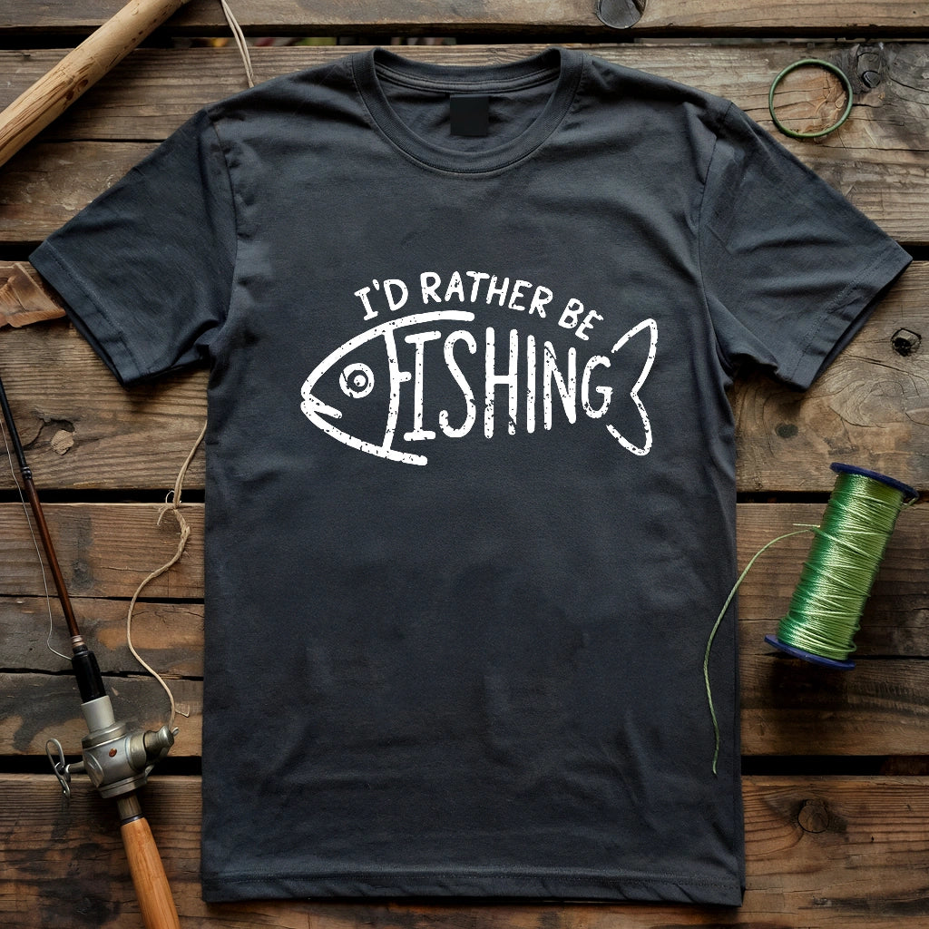 Rather Be Fishing 2 T-shirt