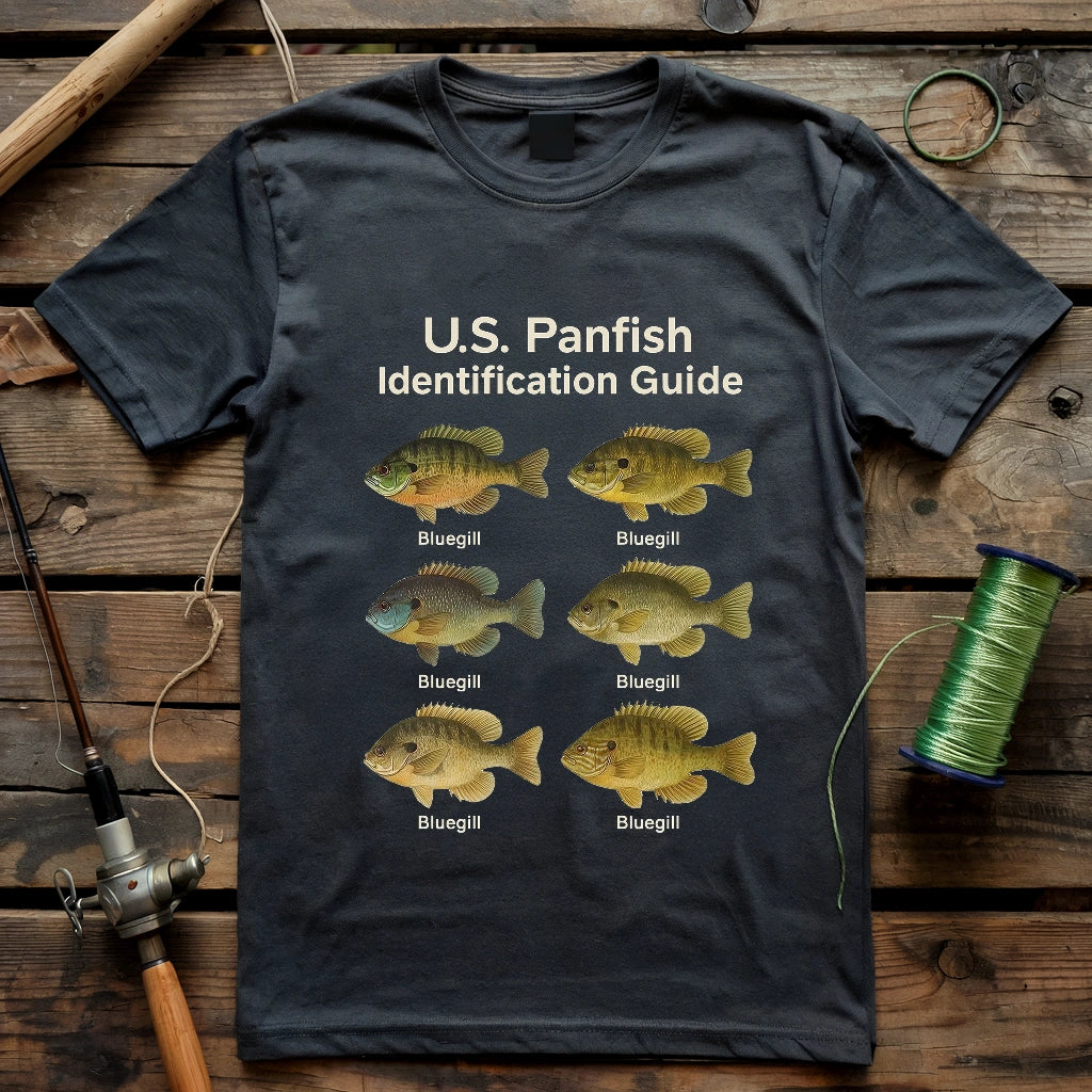 US Panfish Identification Guide T-shirt