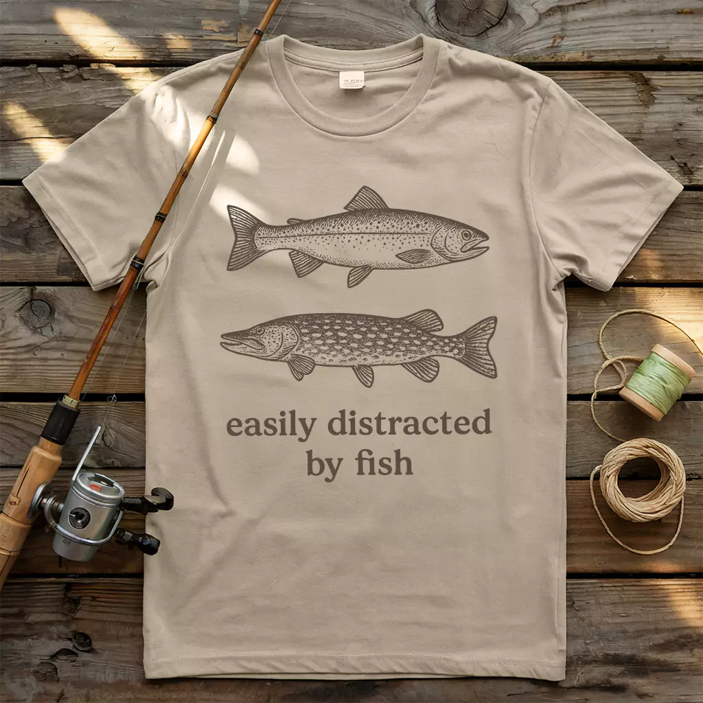 Easily Distracted By Fish T-Shirt