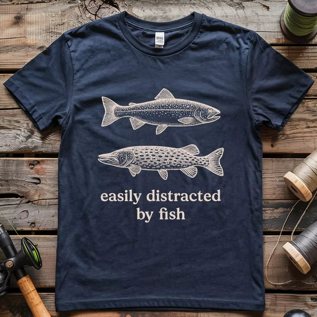 Easily Distracted By Fish T-Shirt