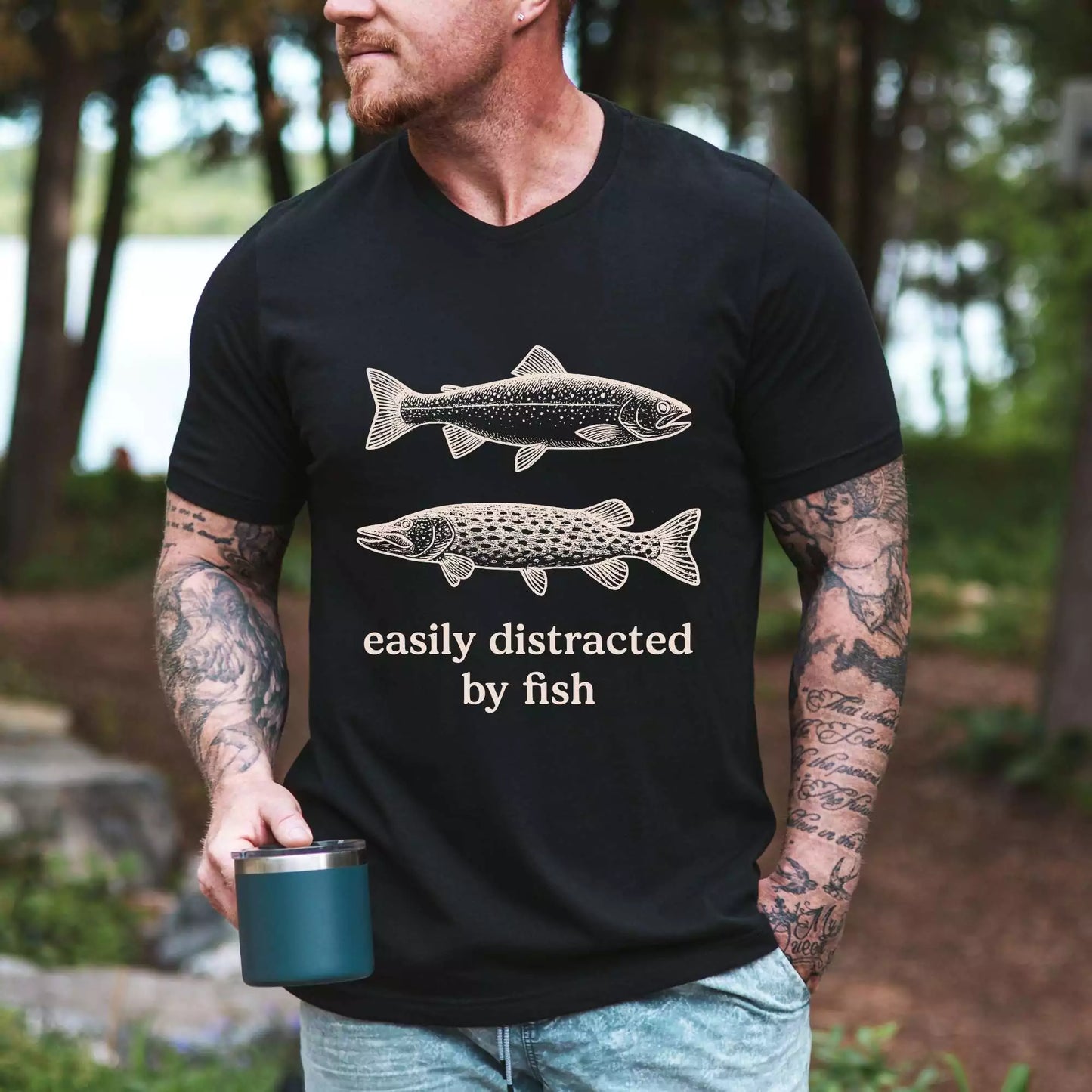 Easily Distracted By Fish T-Shirt
