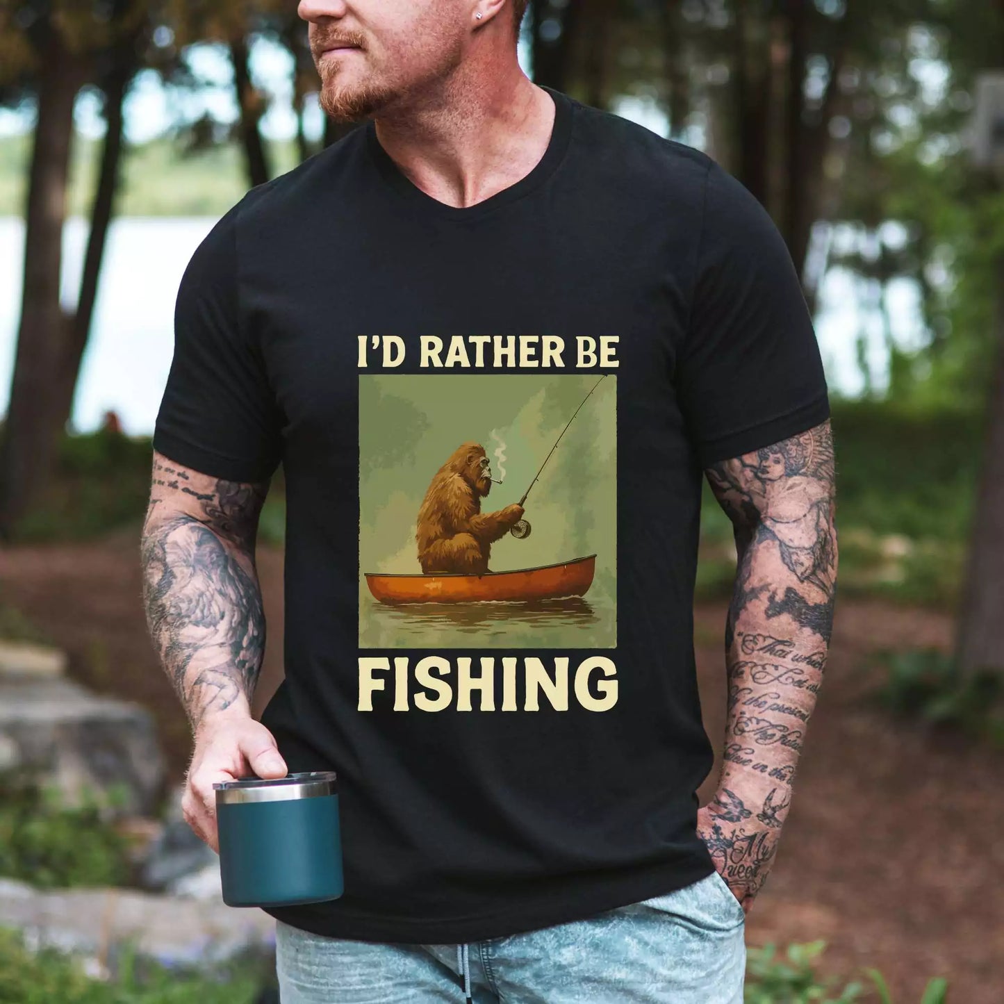 I'd Rather Be Fishing T-shirt