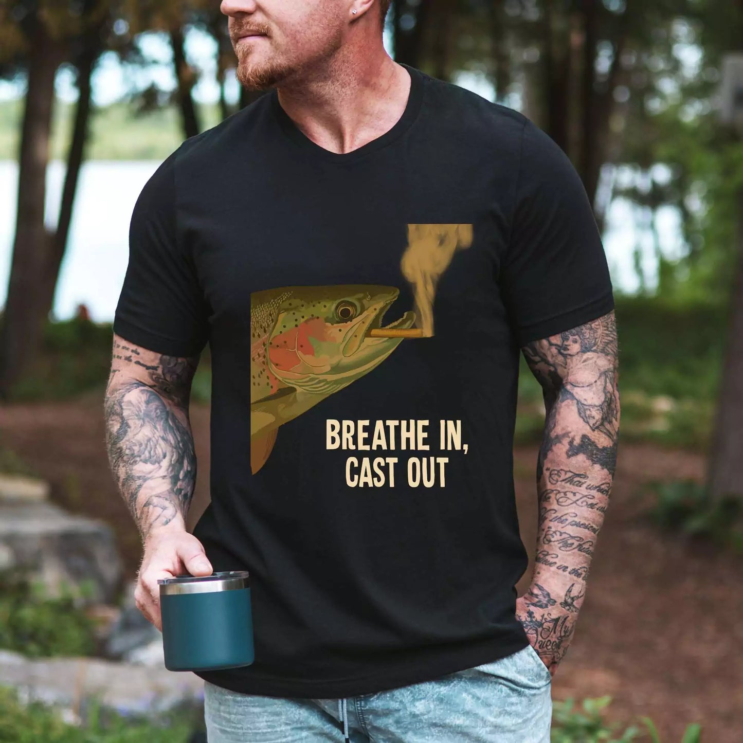 Breathe In, Cast Out T-shirt