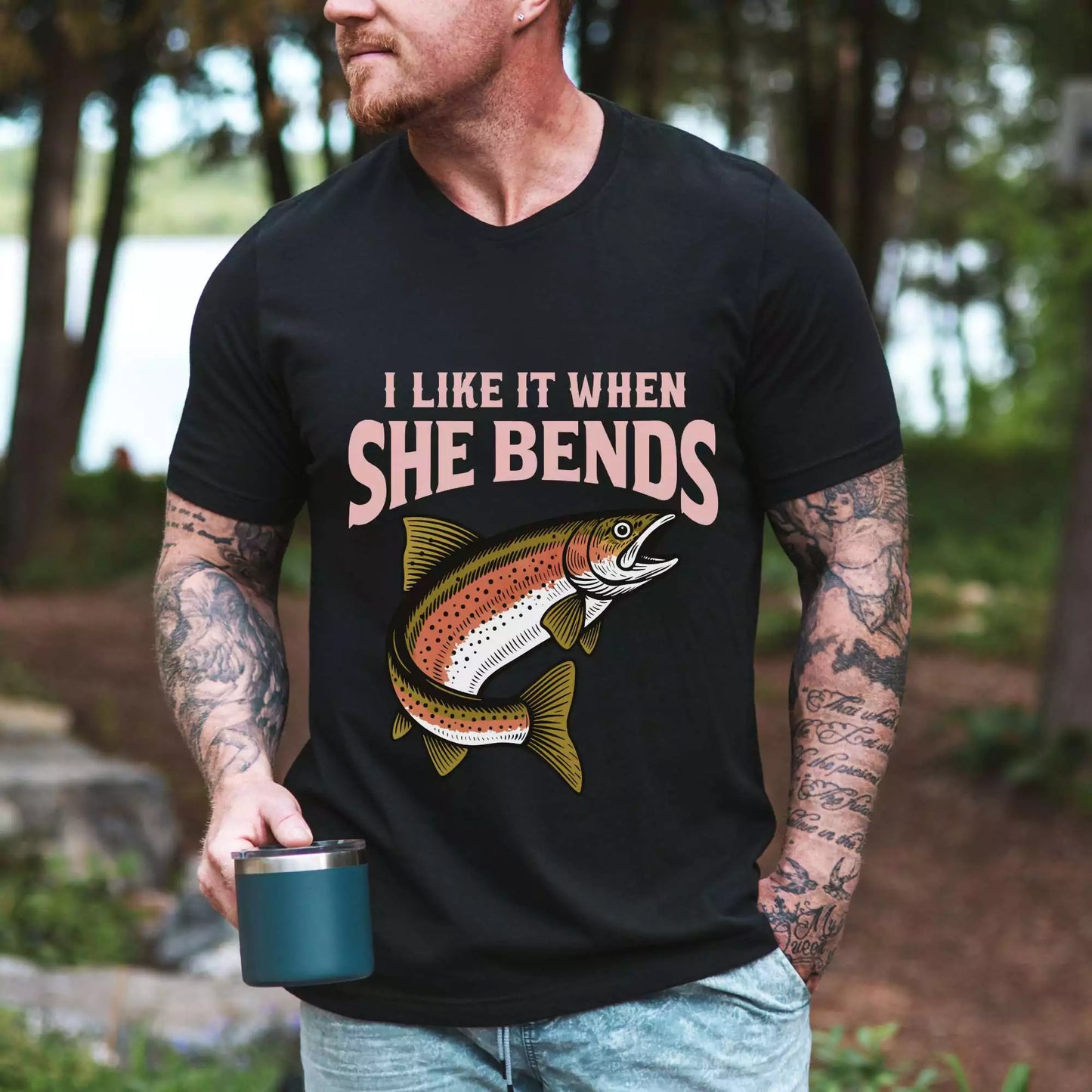 I Like It When She Bends T-shirt