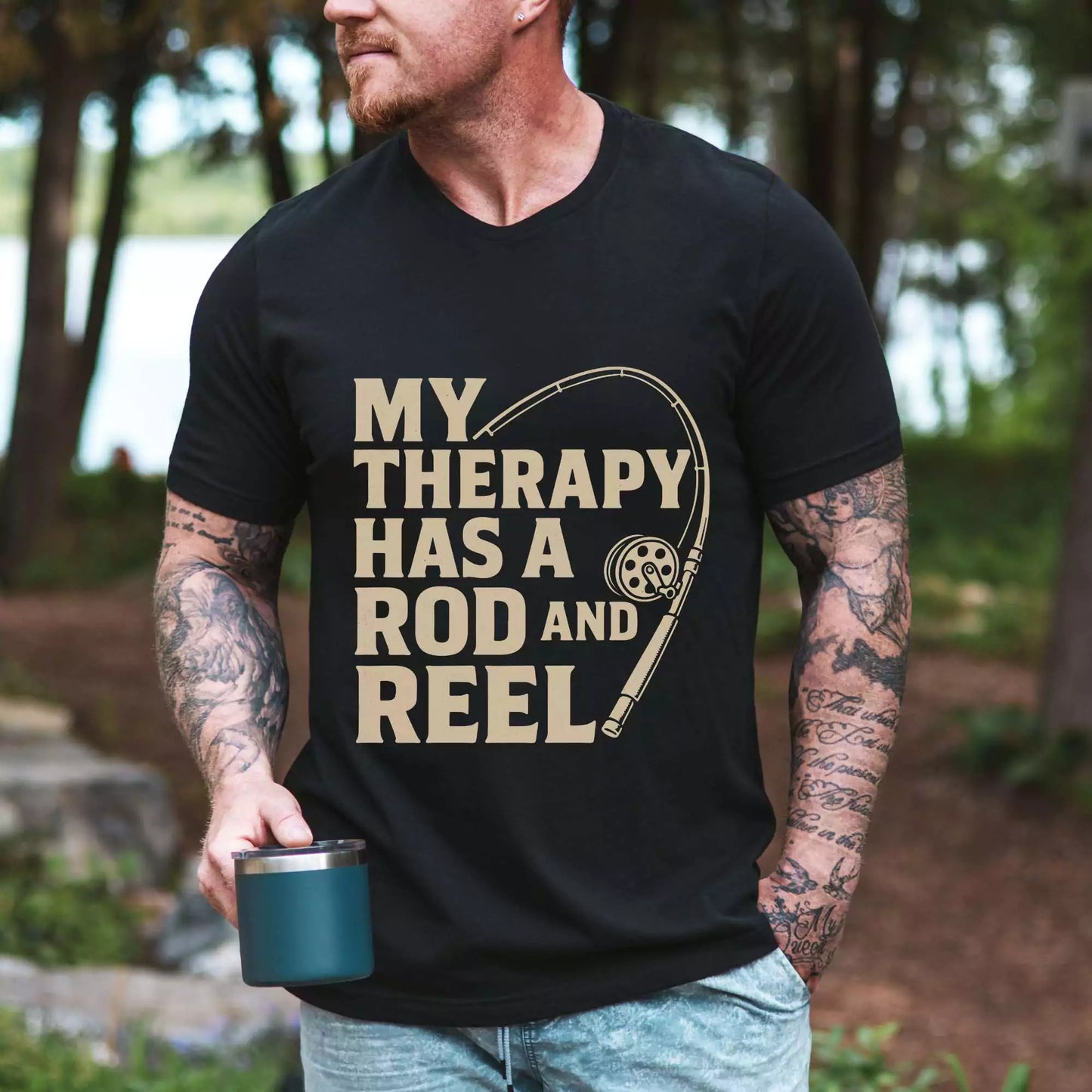 My Therapy Has A Rod T-shirt