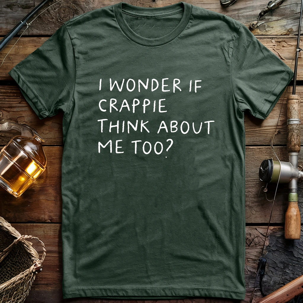 Crappie Think About Me T-shirt