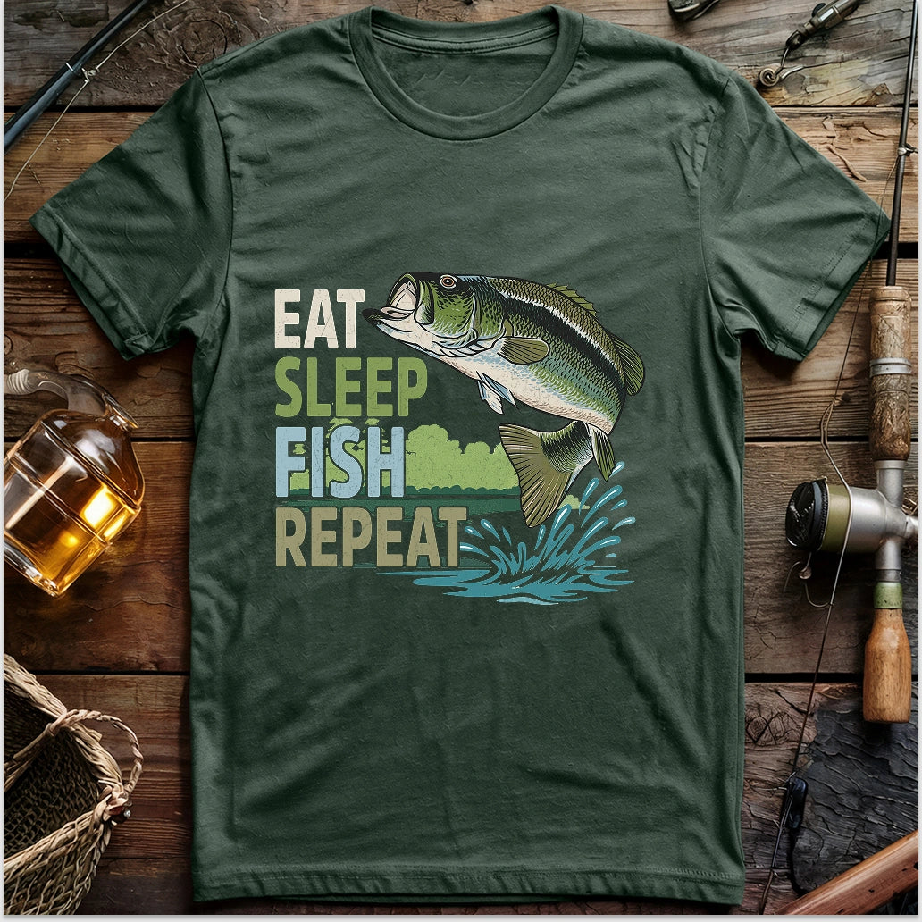 Eat Sleep Fish T-shirt