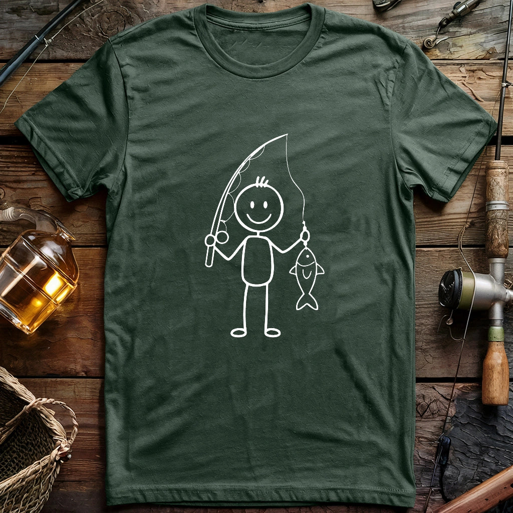 Fishing Makes Me Happy T-shirt