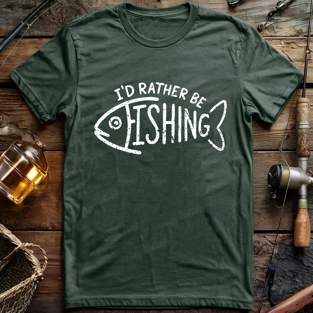 Rather Be Fishing 2 T-shirt