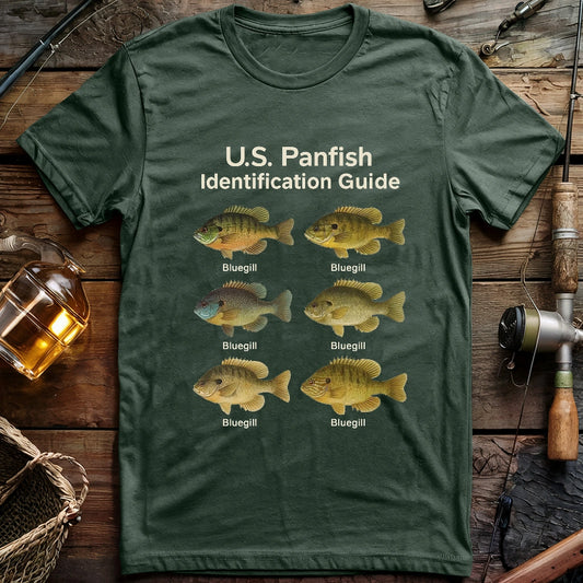 US Panfish Identification Guide T-shirt