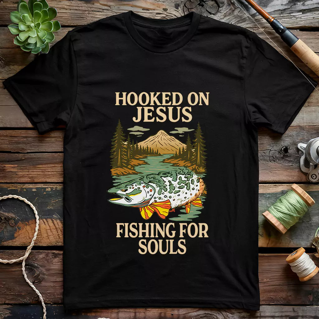 Hooked on Jesus T-shirt