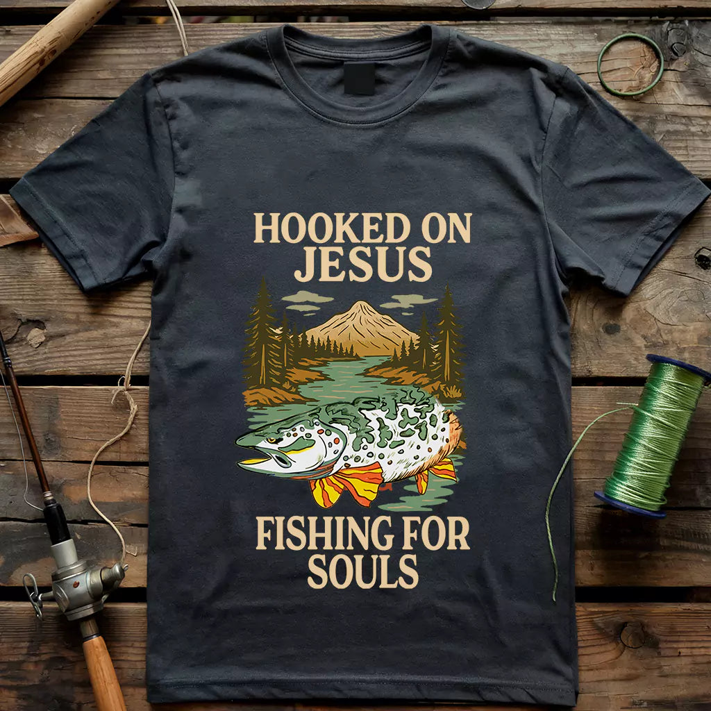 Hooked on Jesus T-shirt