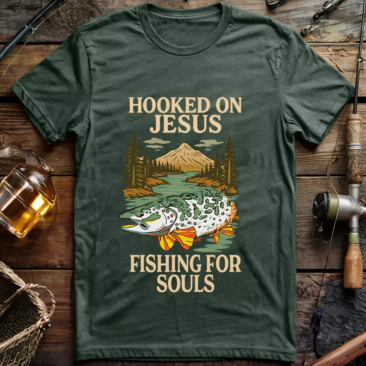 Hooked on Jesus T-shirt