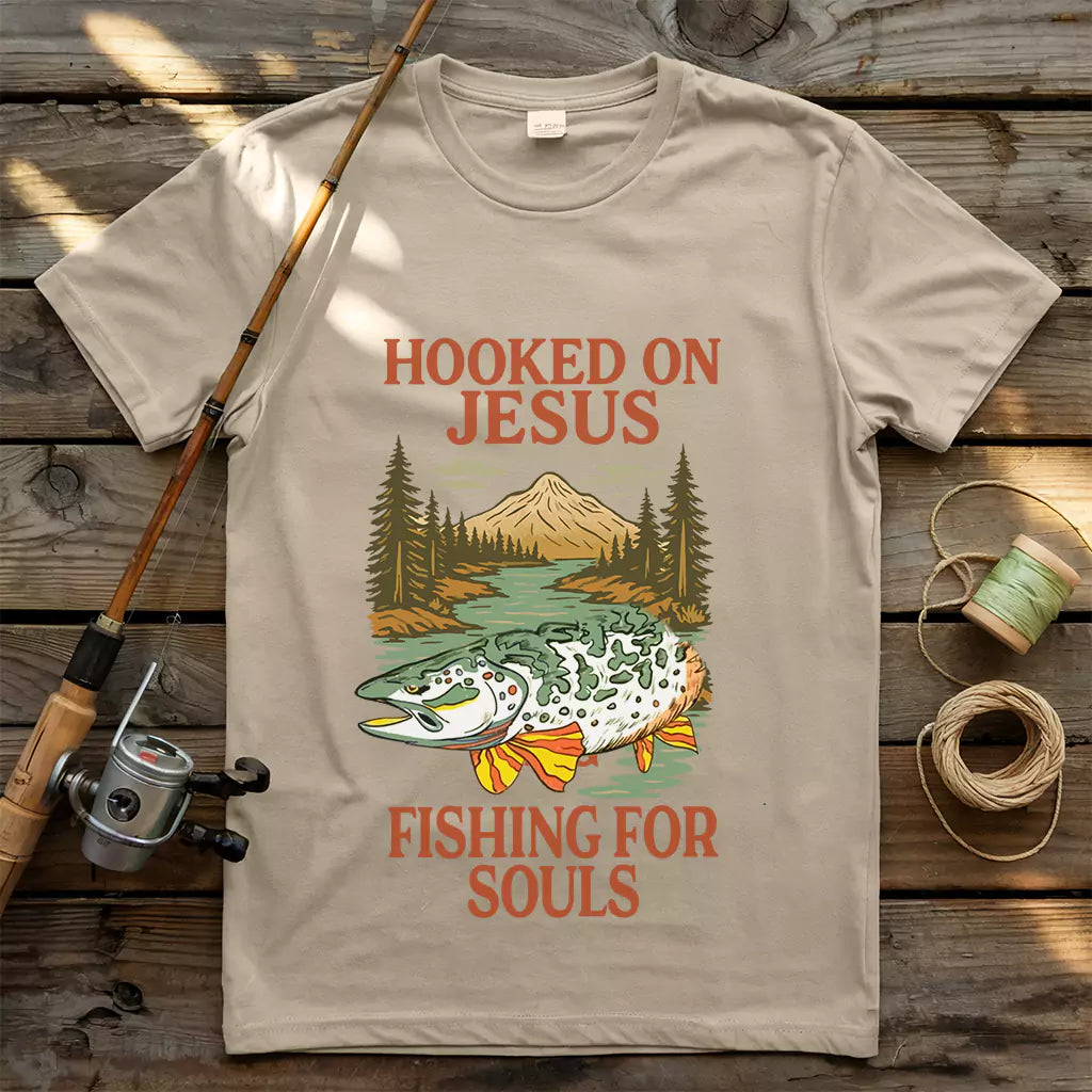 Hooked on Jesus T-shirt