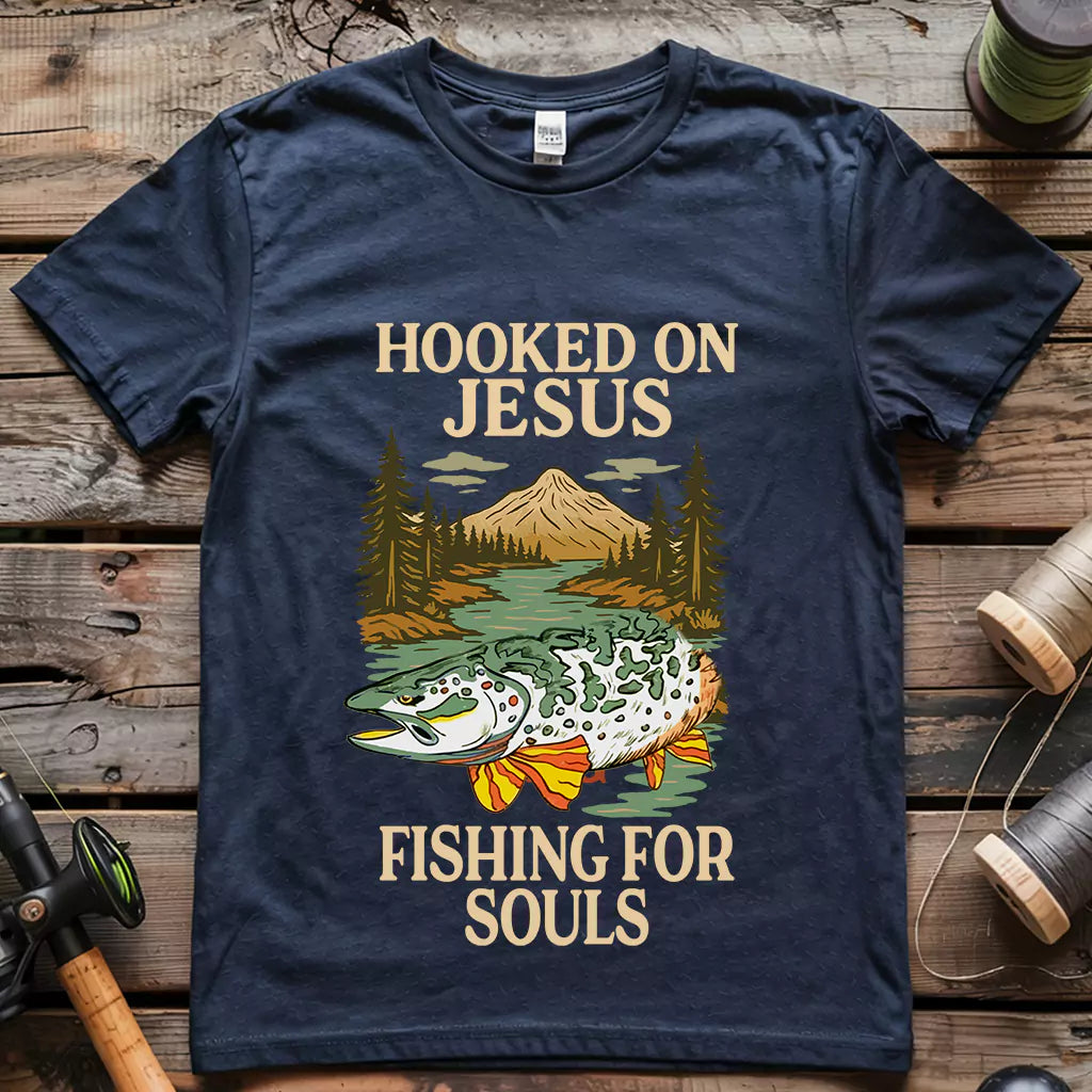 Hooked on Jesus T-shirt