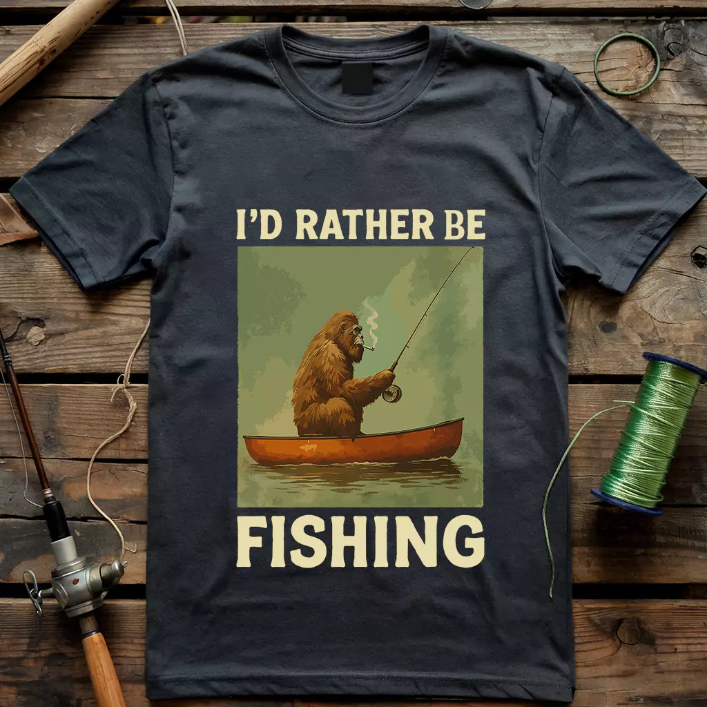 I'd Rather Be Fishing T-shirt