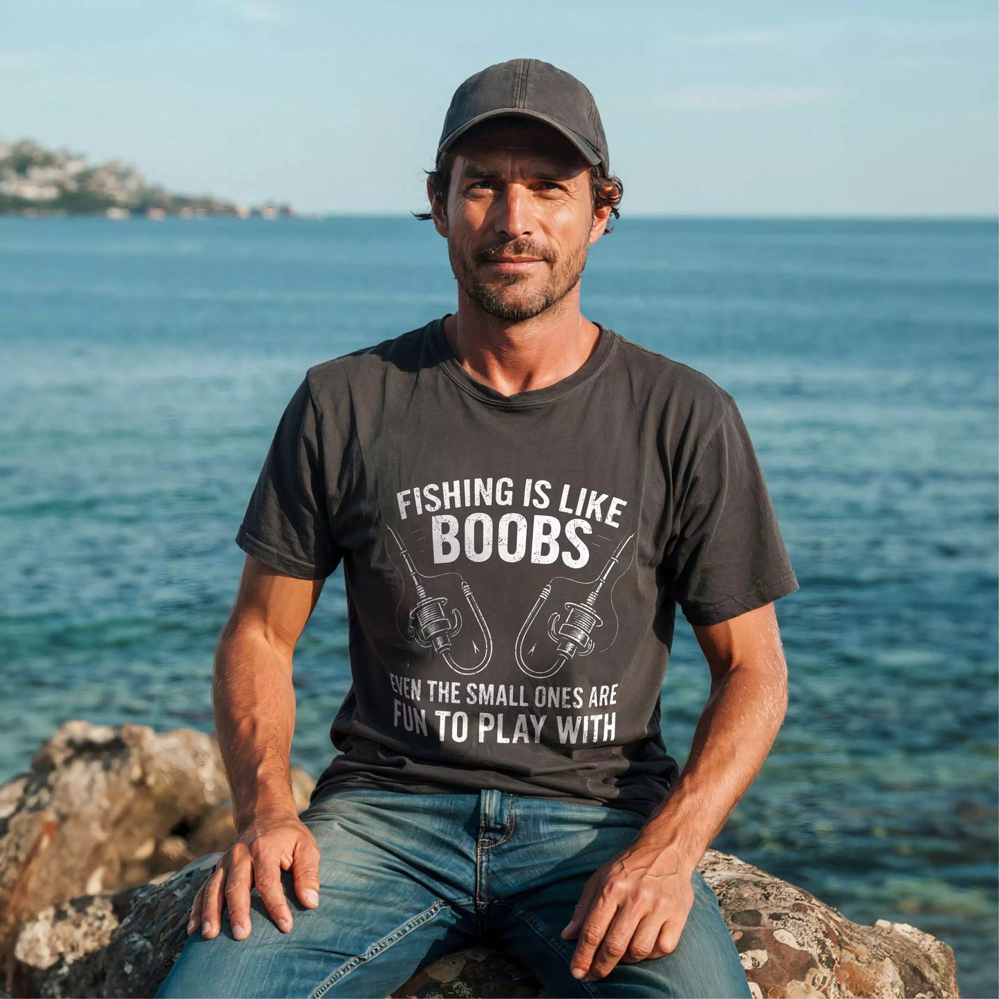 Fishing is like Boobs T-shirt