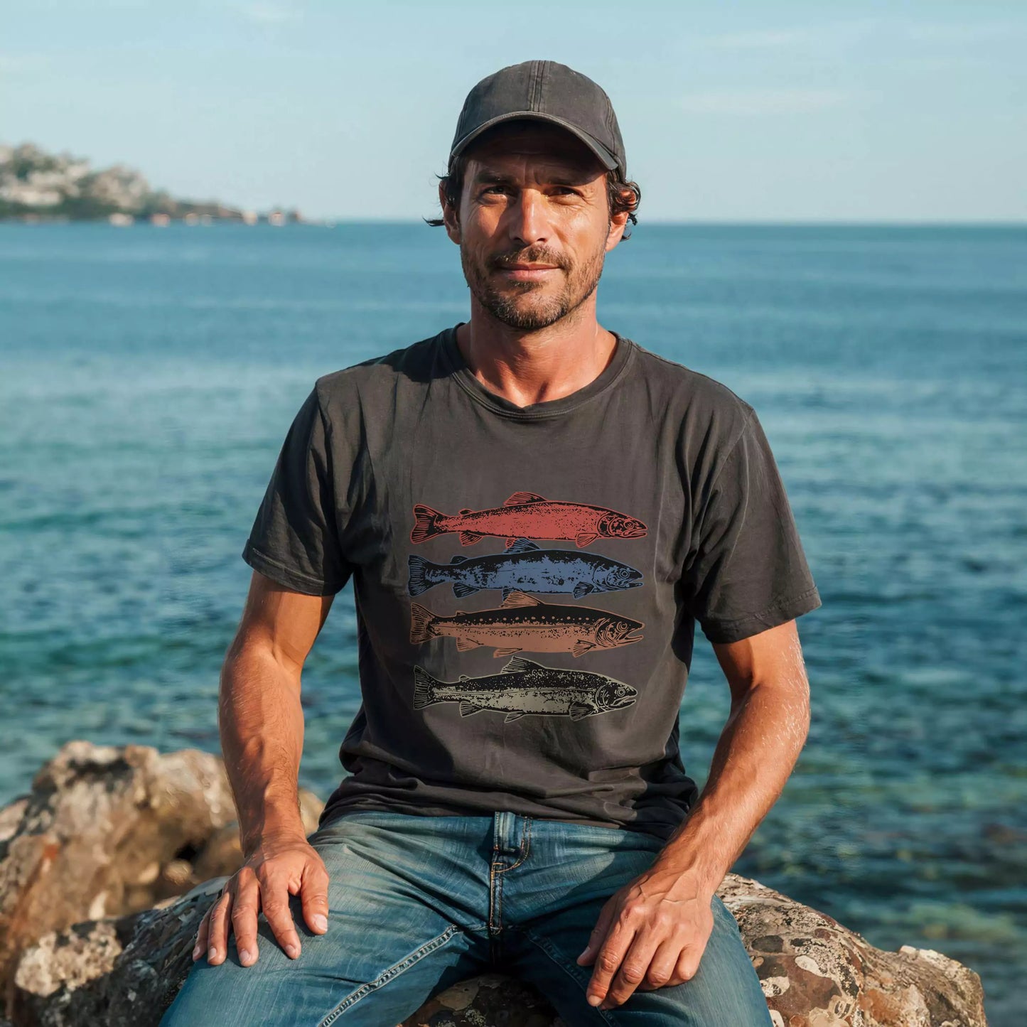 Brown Fish T-shirt