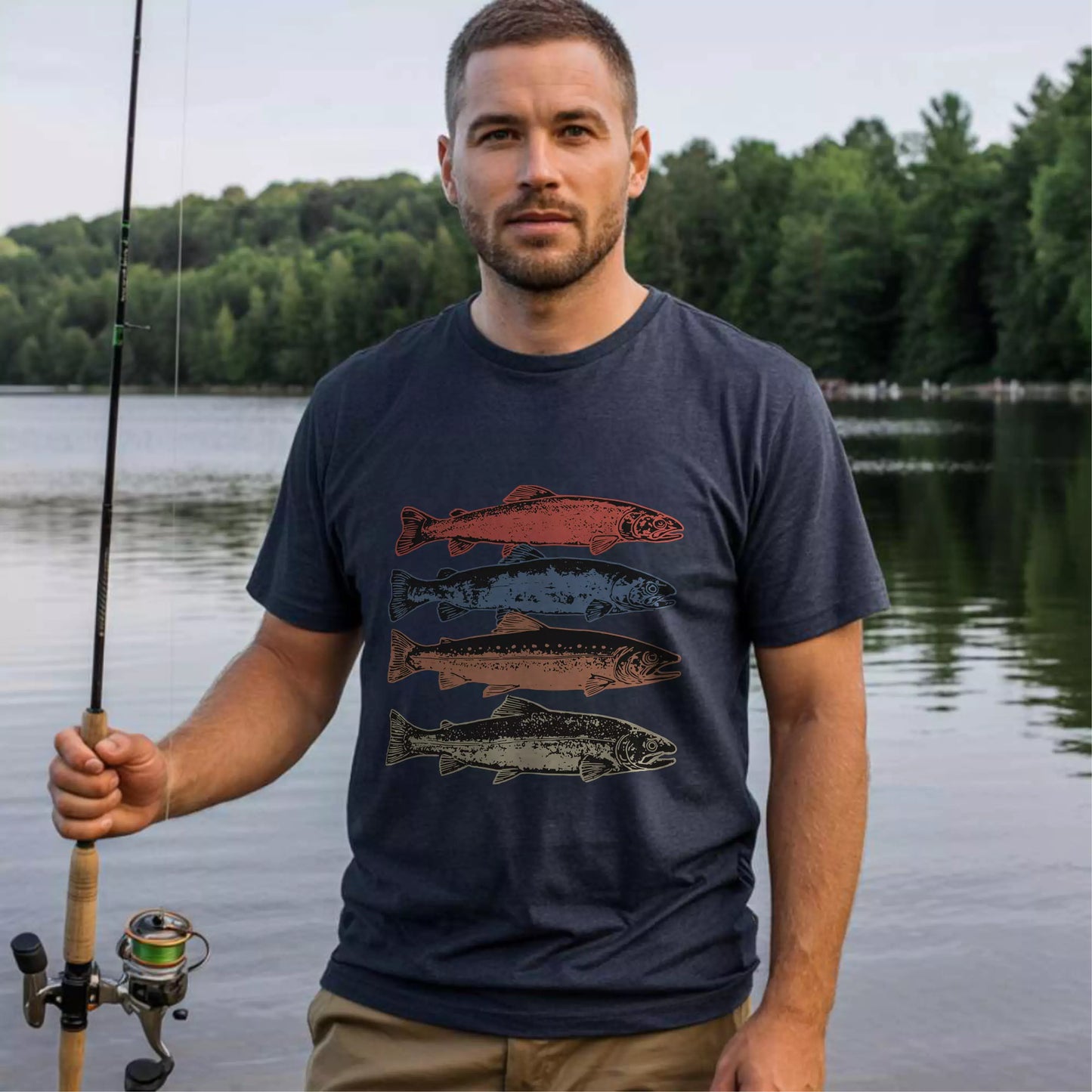 Brown Fish T-shirt