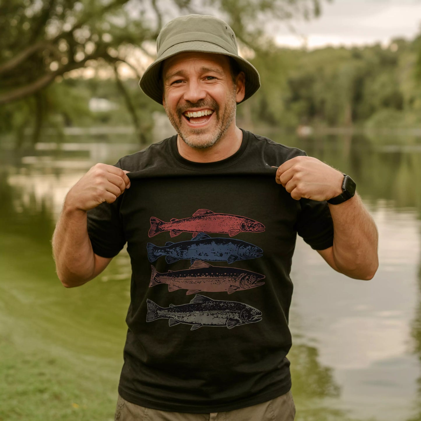 Brown Fish T-shirt